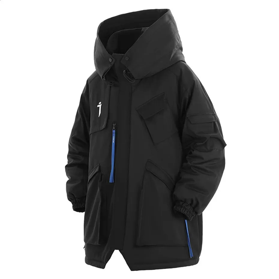 Manteau D'hiver Homme Grande Taille – Veste De Ski Chaude En Laine – Imperméable, Coupe-vent – Avec Plusieurs Poches