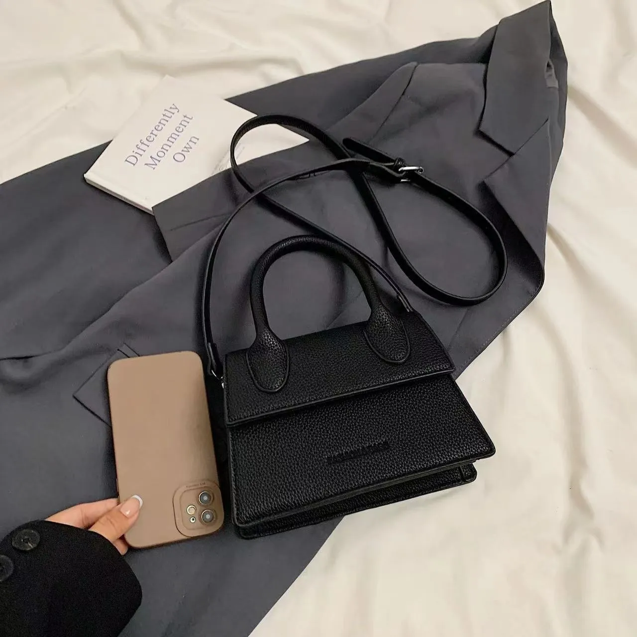 Fashion Versatile Womens Shoulder Bags Simple Solid... From 