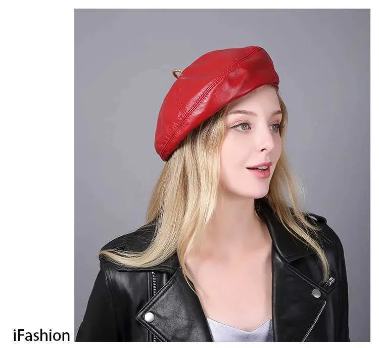 【Bibiy.】　MONIQUE BERET Vintage Woolen Newsboy Beret Hat, Adjustable Octagonal