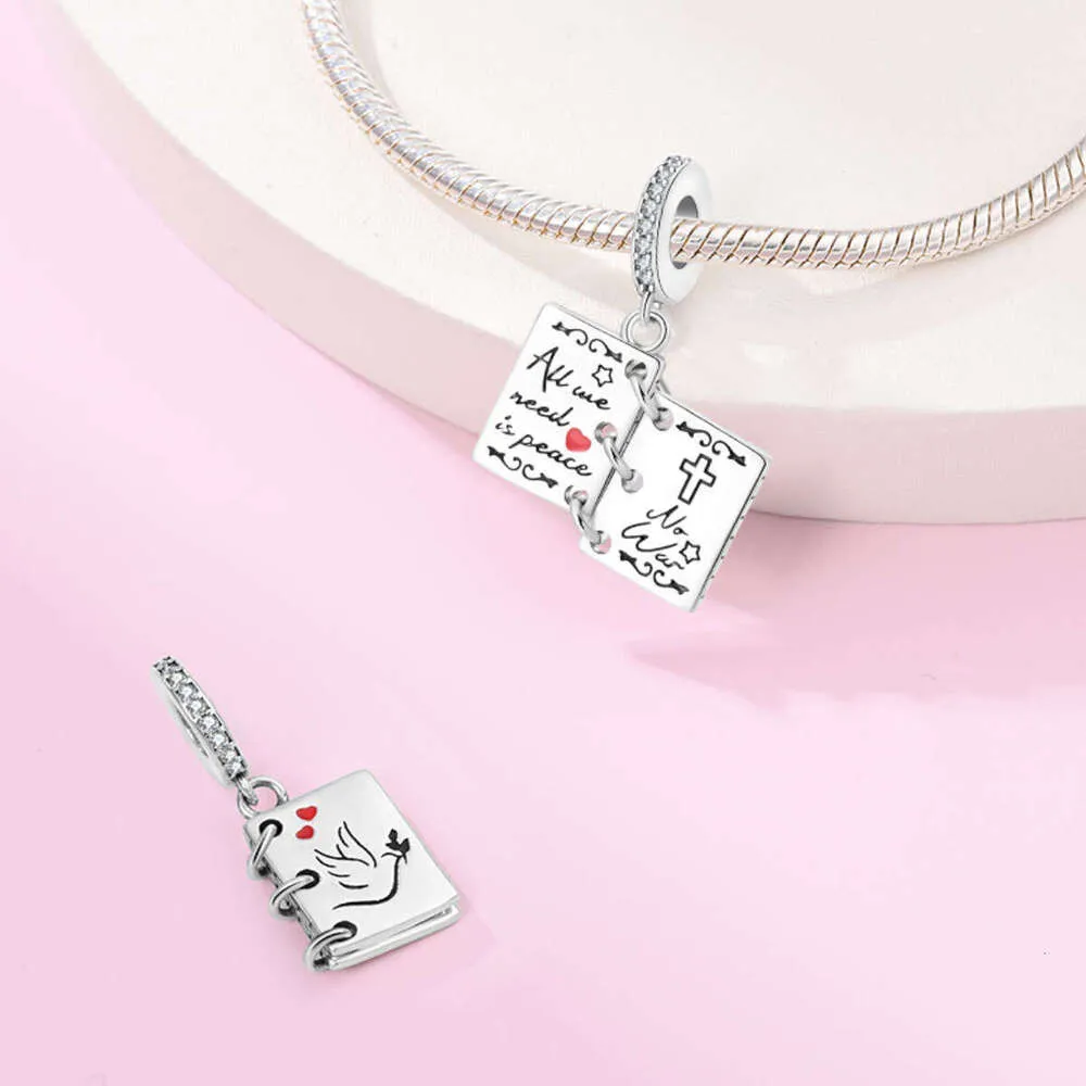 2024 New Fashion 925 Sterling Silver And Hope Angel Pendant Charms Peace Wish Bear Beads Fit Originals Bracelet DIY_voghion.com