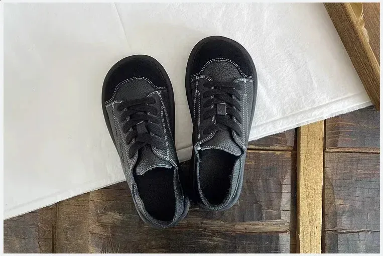 Damen Schnürschuhe Mit Flachem Absatz Und Runder Kappe, Pu Sneaker_voghion.com