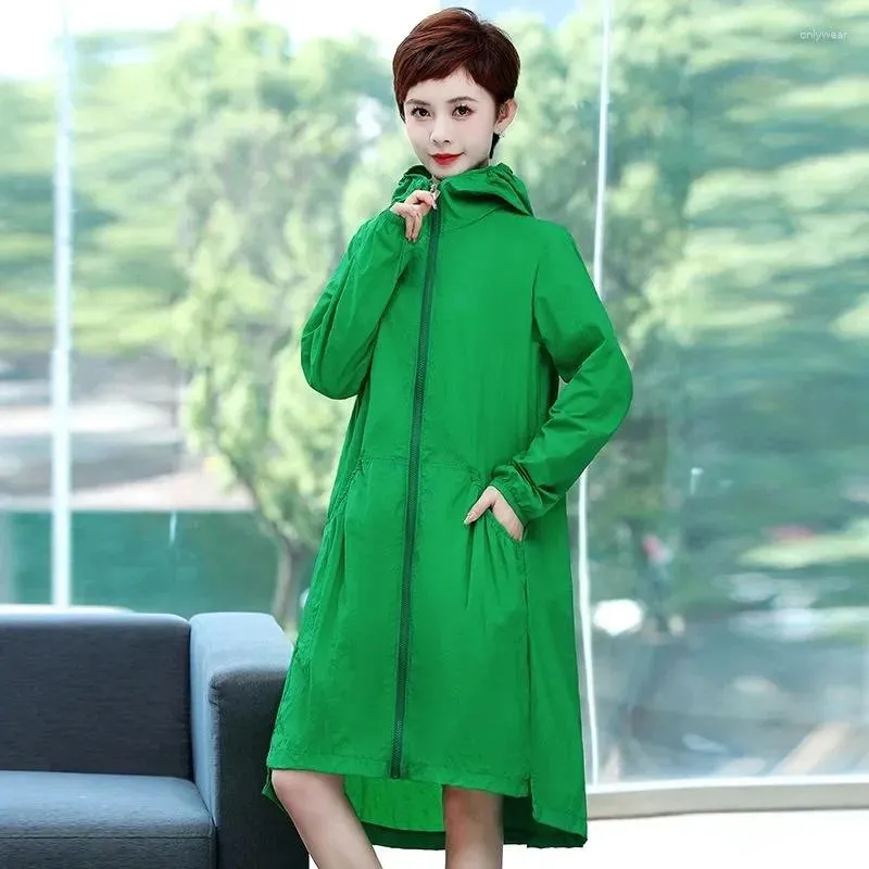 Long Coat For Summer Trench Coat Womens Lightweight Long Jacket