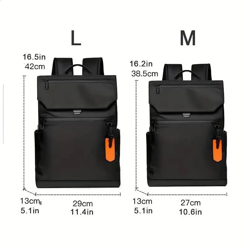 Sac à dos homme en tissu Oxford imperméable, compatible avec ordinateur portable 14-156 pouces, avec port de chargement USB et fermeture éclair. Idéal pour les voyages et les activités de plein air. Référence : 240925Z._voghion.com