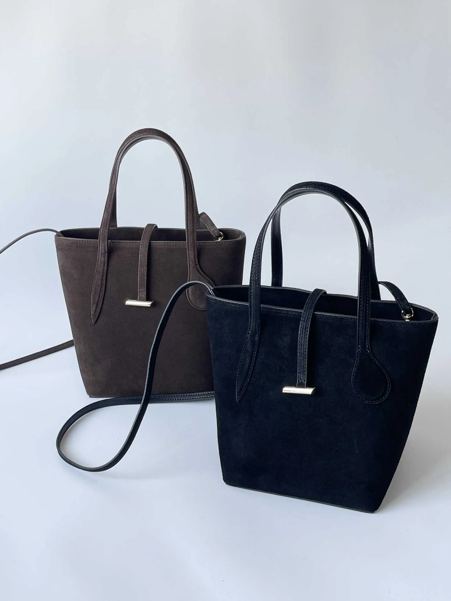 Small Niche Design Bucket Bag Nordic Minimalist Style Little Liffner Handbag High End Feel Sandpaper Womens Bag From 59 48 DHgate