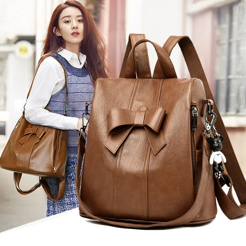 Save Big on Bulk Korean Style Backpack Women Anti Theft Travel Backpack  Korean Style Fashion Backpack With Bow Accent Cute, Lightweight Women's