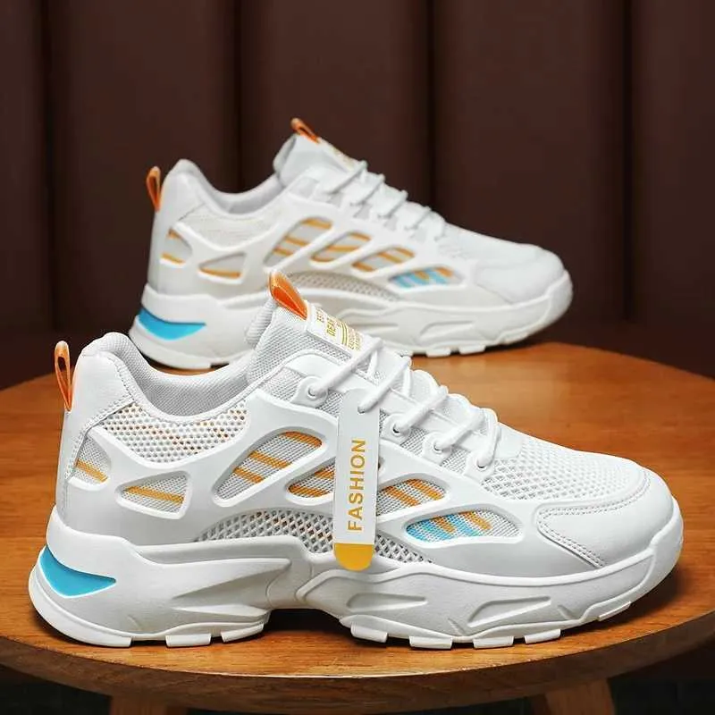 Mens Breathable Mesh Sneakers Outdoor Running Shoes Quality Leather Luxury Designer Platform Sneakers From South asian stack1 14.82 DHgate.Com