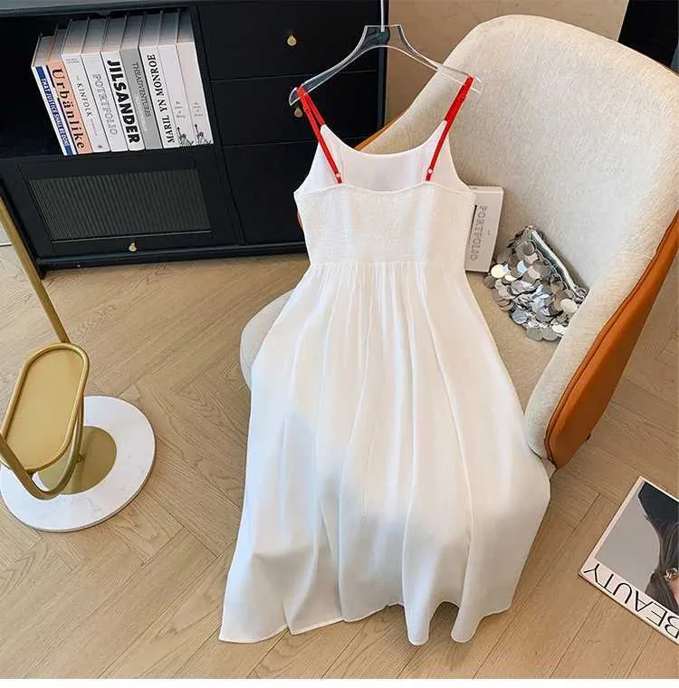 Summer Plus Size White Velvet Embroidered Slip Dress... From  Jichang_store1, $14.9 | DHgate.Com