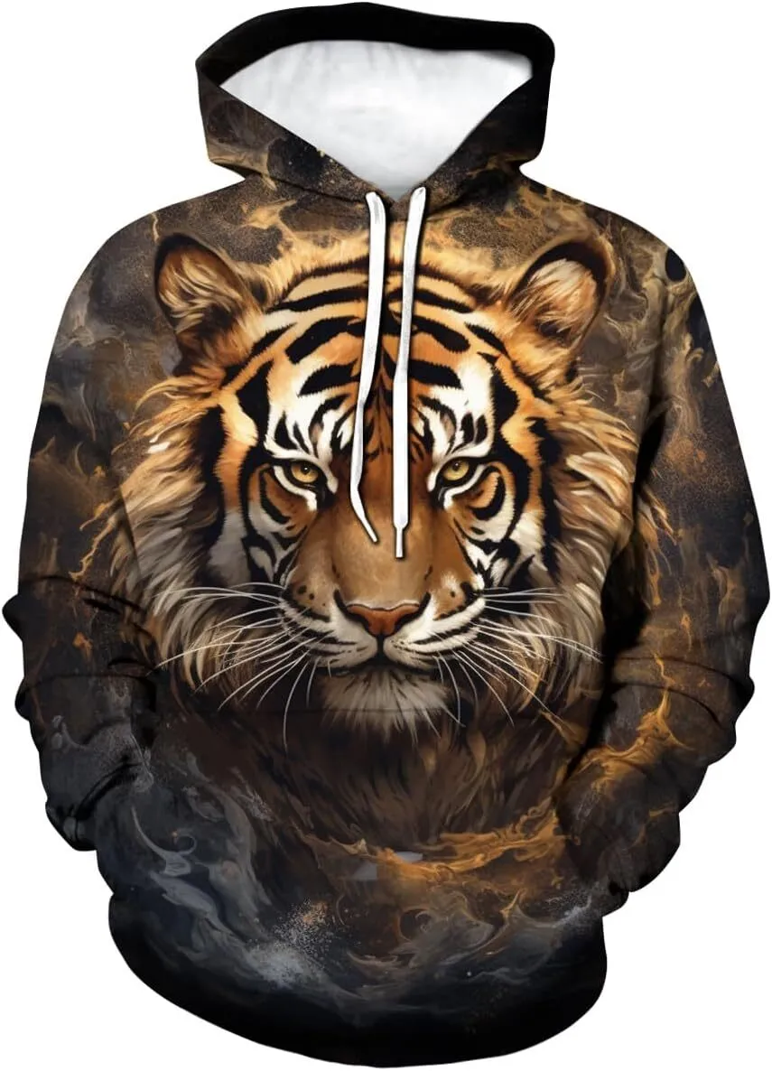 3d tiger hoodie sale