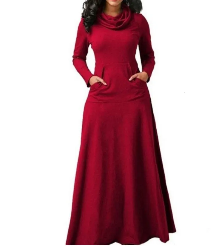 Autumn winter long dress women 4786 Autumn winter long dress women 4786