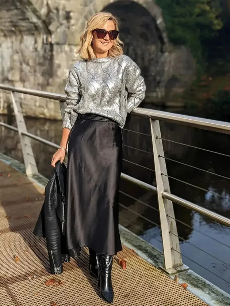 Pull Femme Shupaca En Alpaga - Gris, Manches Courtes Batwing, Taille L - Occasion Bon état