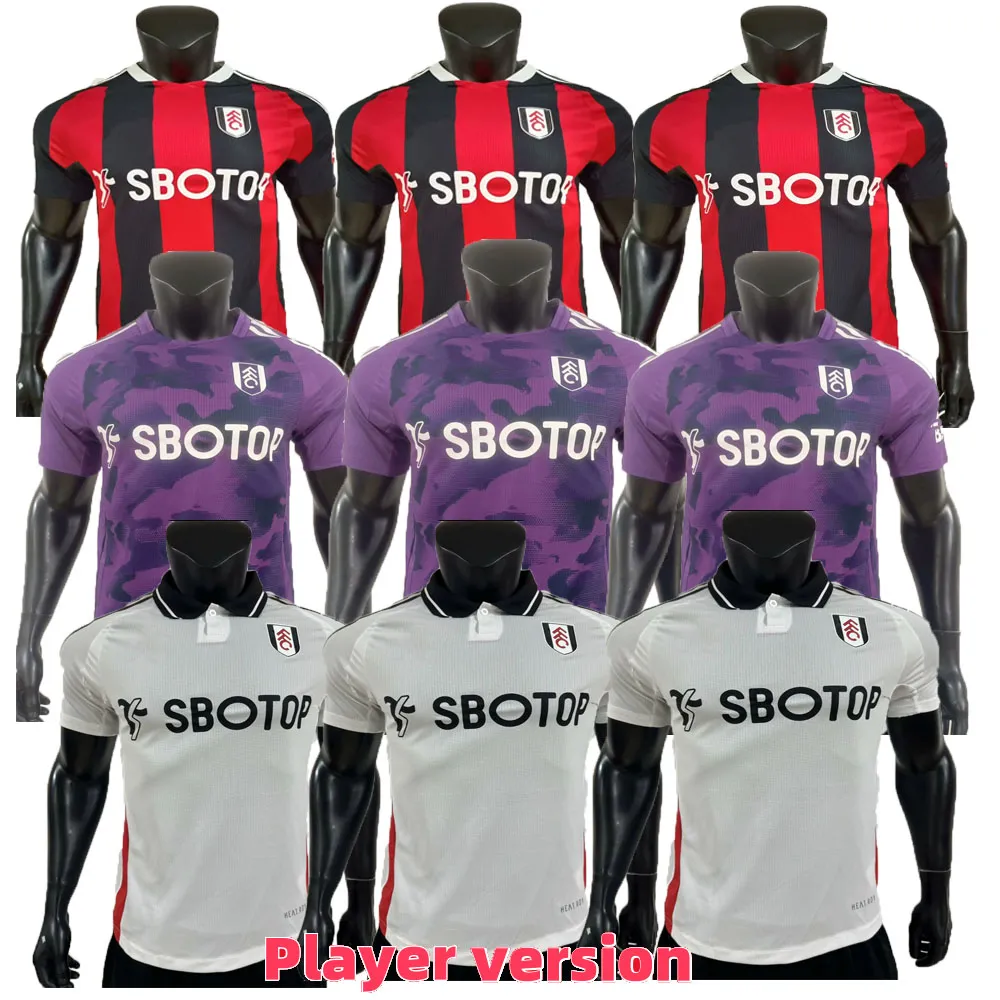 Fulham FC /25 Soccer Jersey Player Version CAIRNEY, ADAMA, REAM More!  Men's Football Shirts, Training Tops