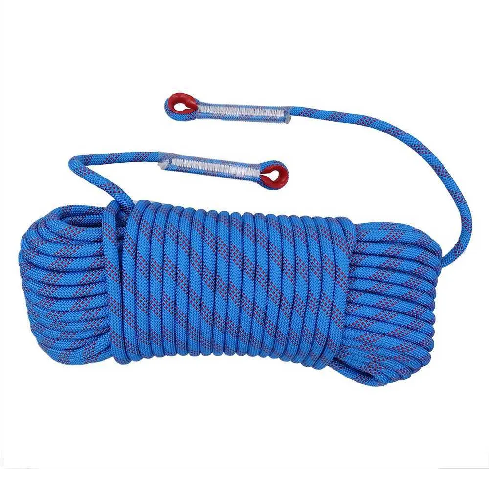 Guide Rope 30m 50m Static Climbing Rope, 10mm Rock Tree Wall Climbing Equipment ...