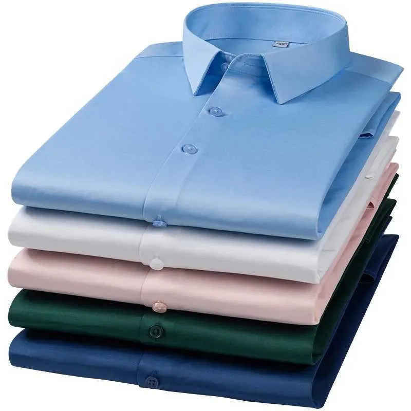 Mens Collarless Dress Shirt: Wrinkle Resistant Short... From Katcho1,  $11.71 | DHgate.Com