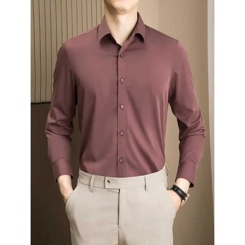 slim fit maroon dress shirt Sexy Glitter Fitted Low V-Neck Long Sleeve Party/Homecoming Dress QS2539 US8 / Custom Color