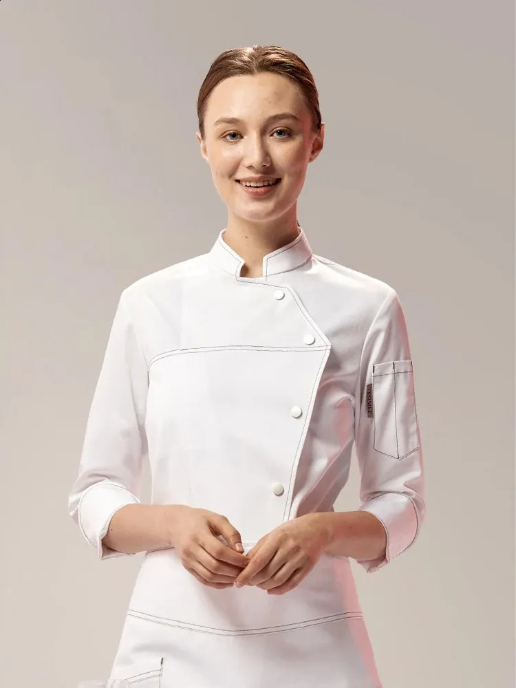 Kitchen Chef Work Clothes: Female Chef Clothing, Western