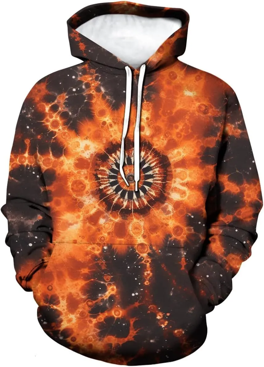 Save Big on Bulk Mens Tie Dye Hoodie Mens Graphic Hoodies Spiral Tie Dye  Pullover: Lightweight 3D Print Casual Hoodie For Men And Women, Long Sleeve 