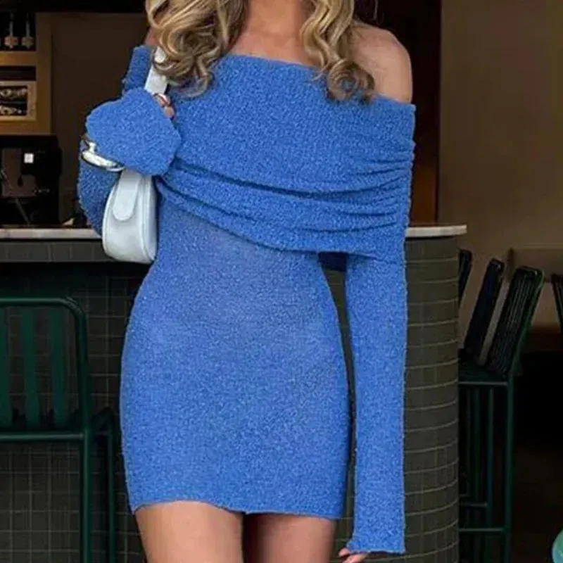 Off Shoulder Floor-Length Knit Dress Women White Hollow Out Crochet Sundress  from Dhgate Basic & Casual Dresses - price 42.9
