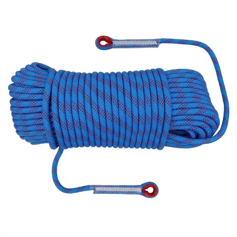 Guide Rope 30m 50m Static Climbing Rope, 10mm Rock Tree Wall Climbing Equipment ...