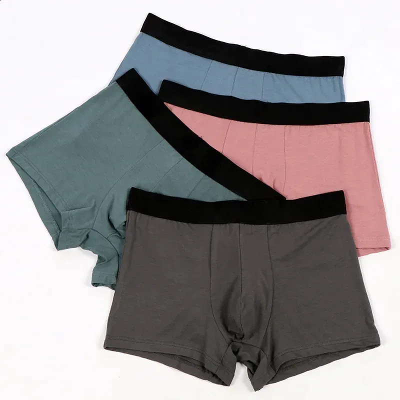 3 Pack Mens Large Cotton Boxer Briefs Loose Fit Soft Breathable - Foto 2