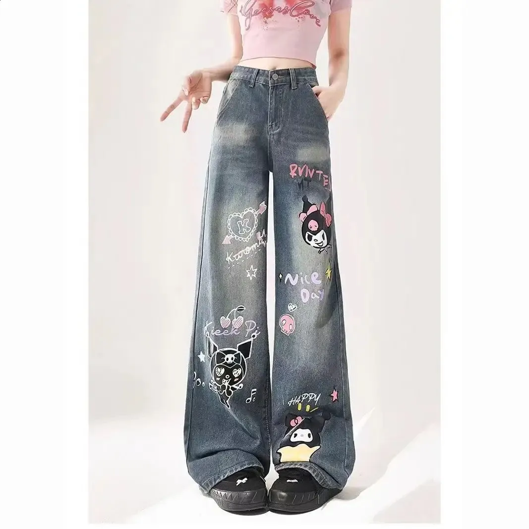 Kashiko★韓国★大人気★Embroidered Washing Denim Pants Kashiko☆韓国☆大人気☆Embroidered Washing Denim Pants