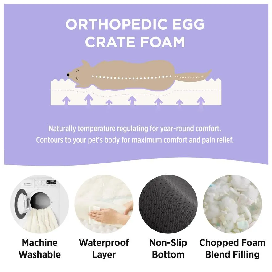 Curated visual reference: Visual Reference: Lesure Orthopedic Couch Bed For Small Medium Dogs And Kittens