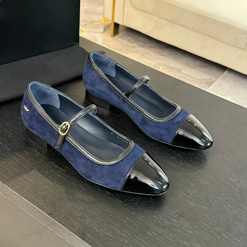 Wholesale Vintage Sheepskin Mary Jane Slingback Flats Classic Round Toe ...