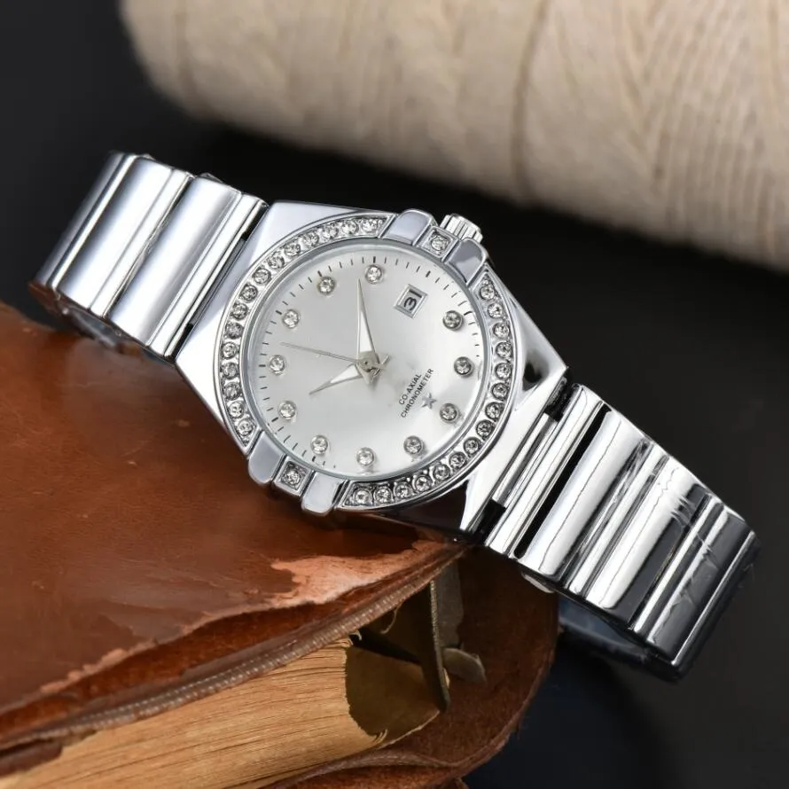 Women\'s Silver Band/Silver Dial Stainless Steel Luxury Quartz Analog Wrist Watch BERNY Small Silver Watches for Women, Dainty Luxury Oval  main image 2