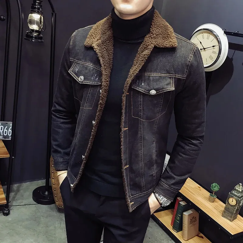 ジャケット・アウター BELPER / puffleed collar denim jacket Vintage Lee Cooper Blue Denim Jacket: 80s Belted Fashion - Etsy