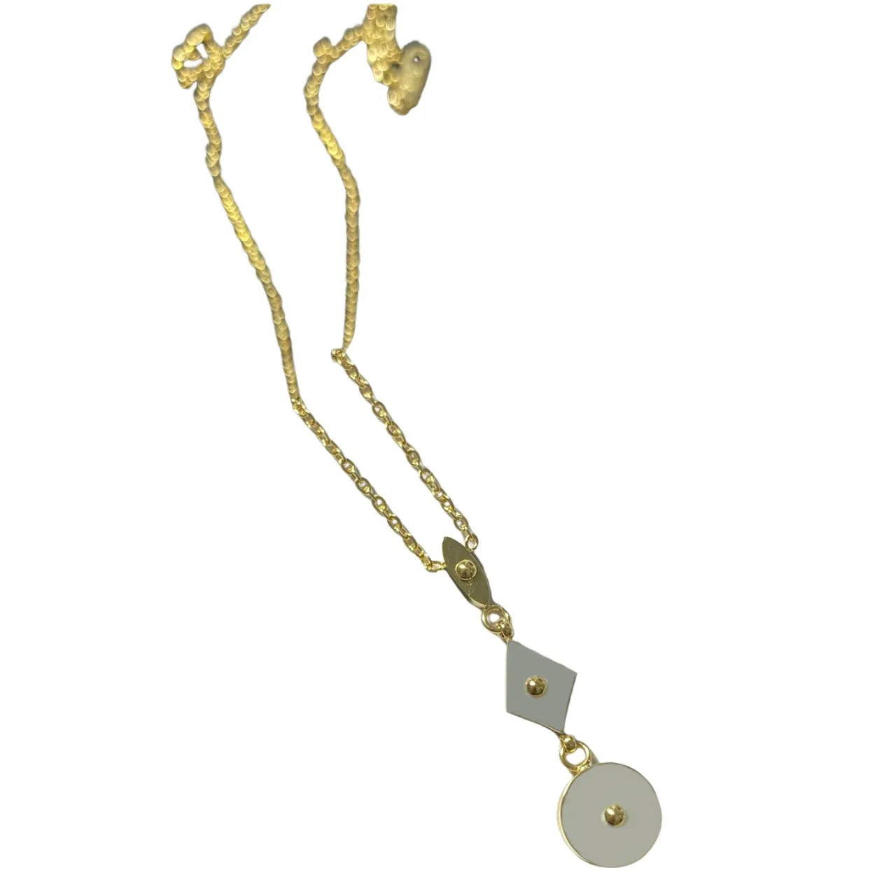 Collier Ras Du Cou Réglable Fleur En Acier Inoxydable Doré - Bijou Fantaisie Femme
