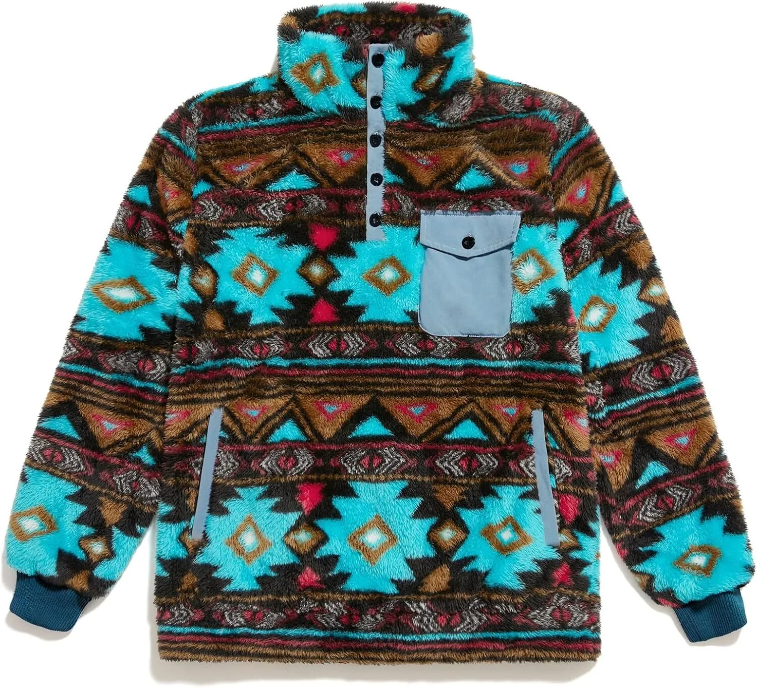 Sweater Mens Aztec Sherpa Polo Ralph Lauren Sweater Mens XL Aztec