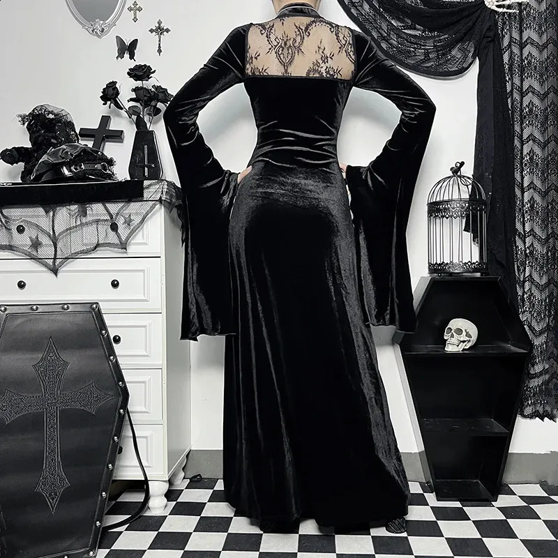 Womens Devil Costume Gothic Lace Long Dress With Bell... From Zara05,  $16.26 | DHgate.Com