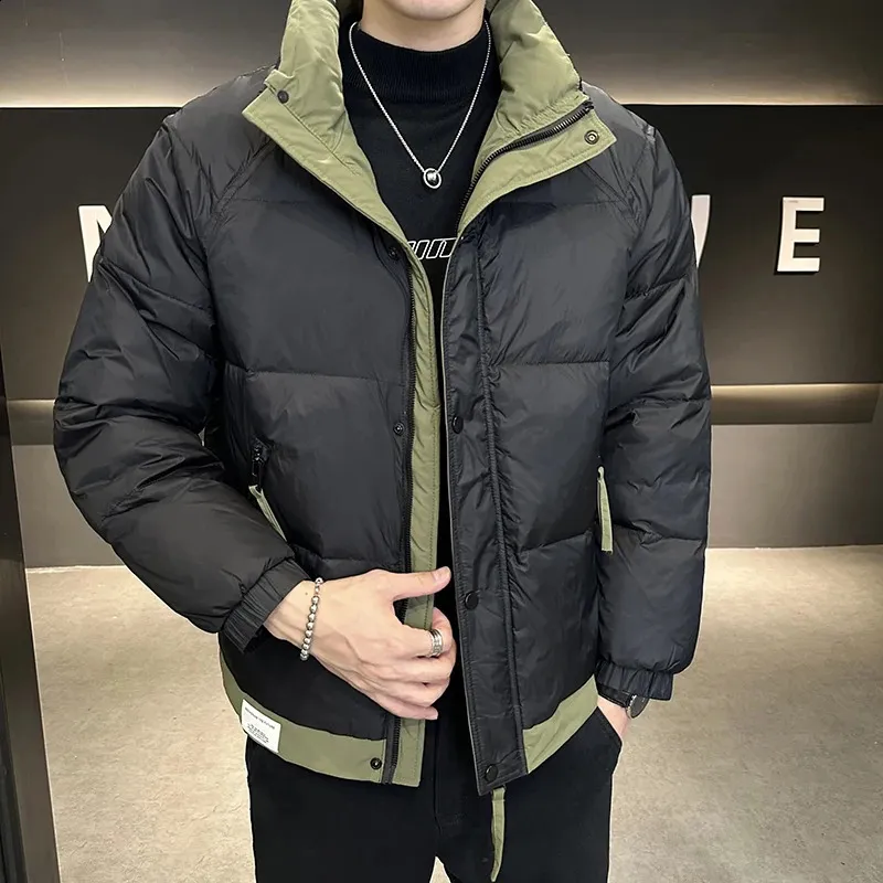 Duck Down Jacket: Mens Windproof Padded Parka, From Zara04