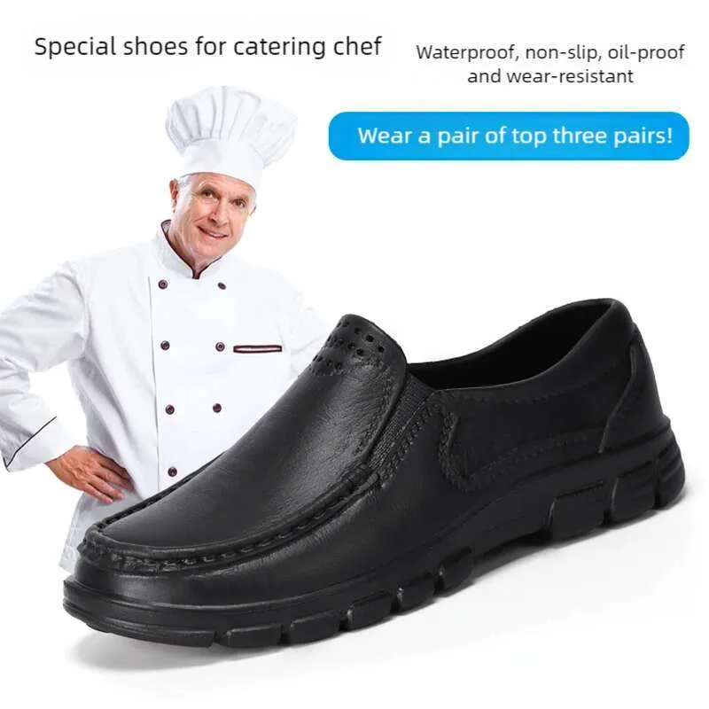 Men s Leather Chef Shoes