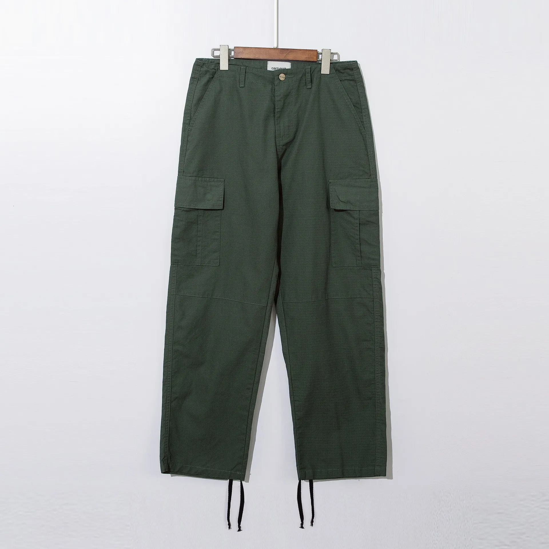 Denim Cargo Trousers, Durable Canvas Work Pants - Double Denim Cargo Trousers, Durable Canvas Work Pants - Double