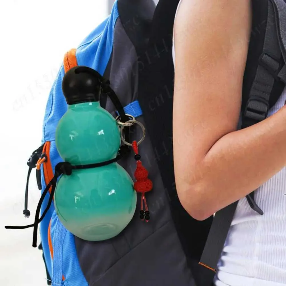 Stainless Steel Gourd Water Bottle - Chinese Retro Monkey King Style, 1000ml Or 1500ml, With Leather Case & Strap - View #9