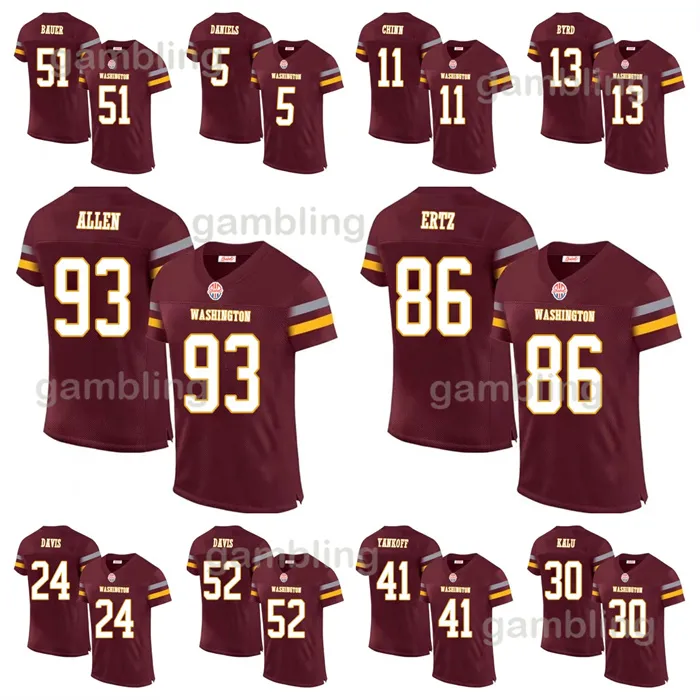 2024 Custom Football Jersey Daniels McLaurin Replica American Football Jerseys From Marca 9.39 DHgate.Com