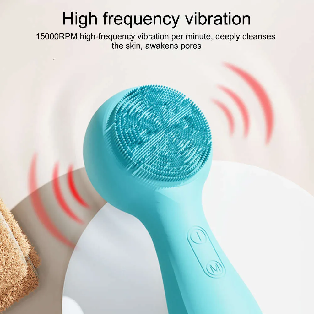 Rechargeable Silicone Face Cleansing Brush & Massager - Deep Pore Cleaning,  Best Seller! from Dhgate Electric Face Scrubbers