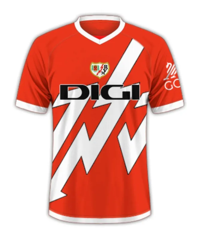 Rayo Vallecano JAMES Camiseta Futbol Vintage 2024 25 Men Football Shirt Tops Soccer Jersey Men Home Away Third Kids Trikot From 5 95 DHgate