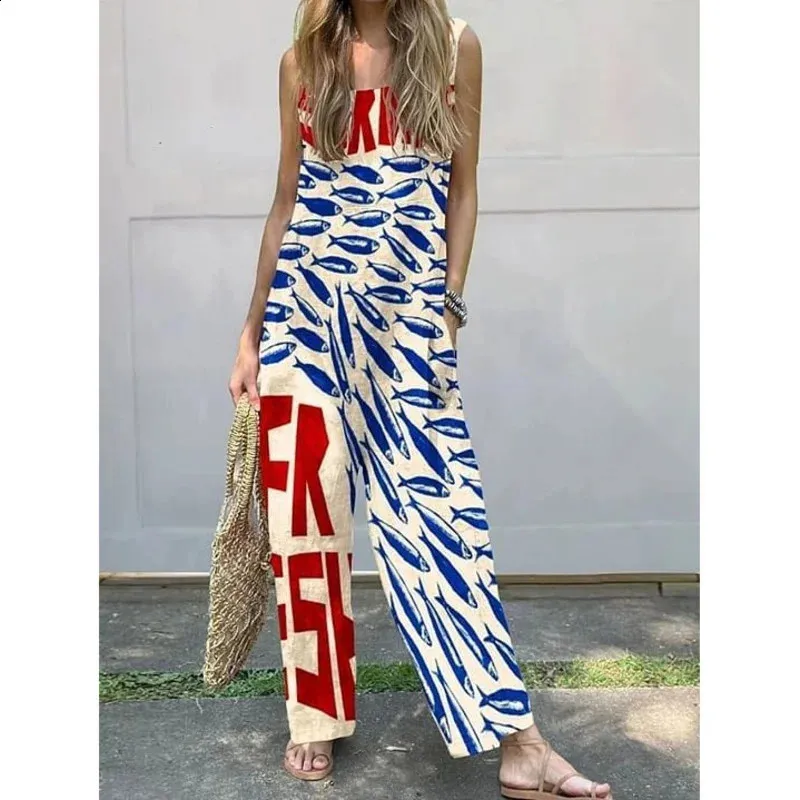Sardine Print Linen Shirt & Pants Set Womens... From Kuo03, $17.72 |  DHgate.Com