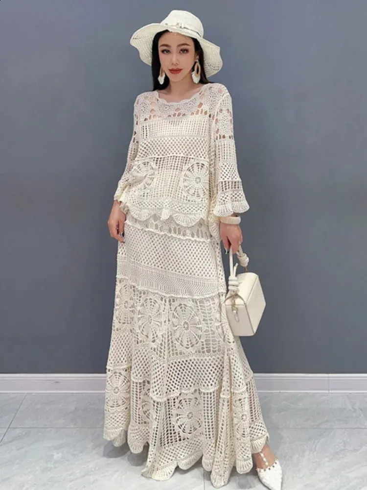 white christmas dresses Destination Mini Dress ~ White Crochet – Show Me Your Mumu main image 0