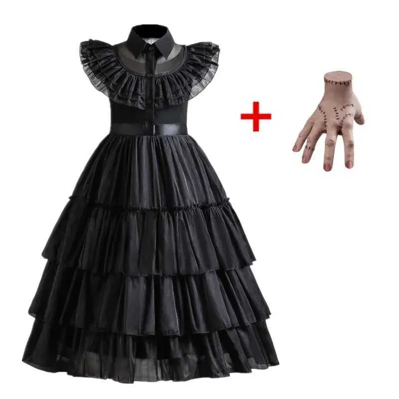Addams Family Wednesday Cosplay Dress, Black Costume... From  Wenxin_pavilion1, $13.15 | DHgate.Com