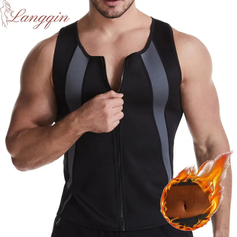 Save Big on Bulk Sauna Vest Waist Trainer Men's Sauna Vest Zippered  Chloroprene Rubber Fitness Waist Trainer For Weight Loss Best Deals on  DHgate