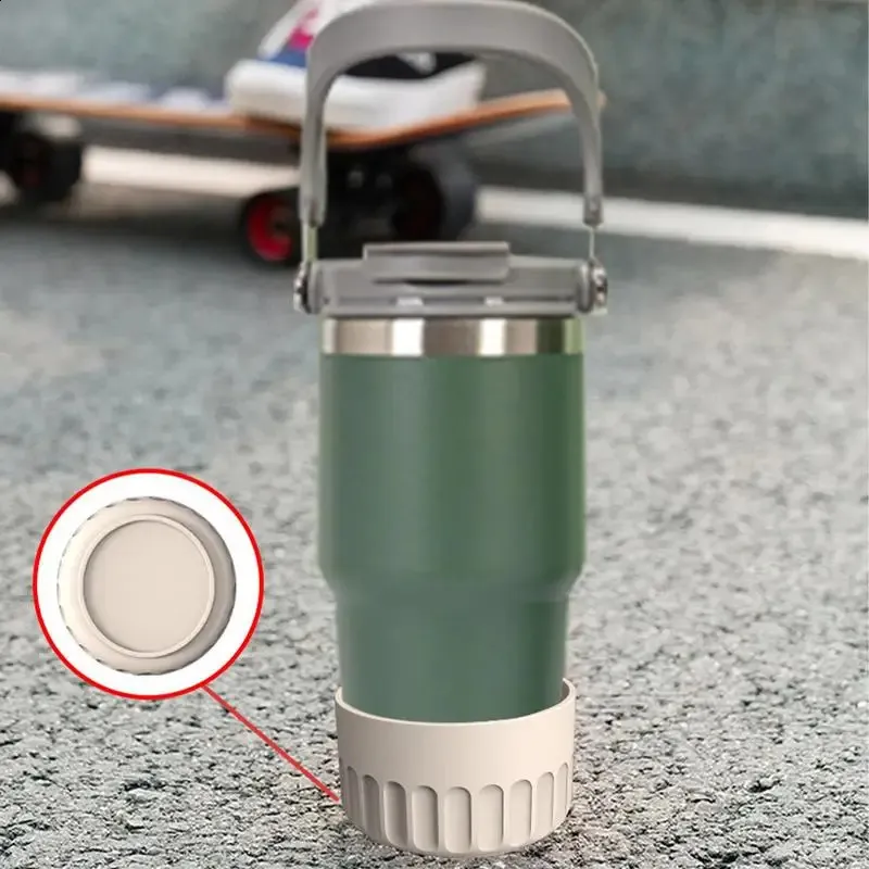 5 Pack Silicone Bottle Boots/Covers - Non-Skid, Heat Insulating Sleeves For Water Bottles & Glass Cups - View #2