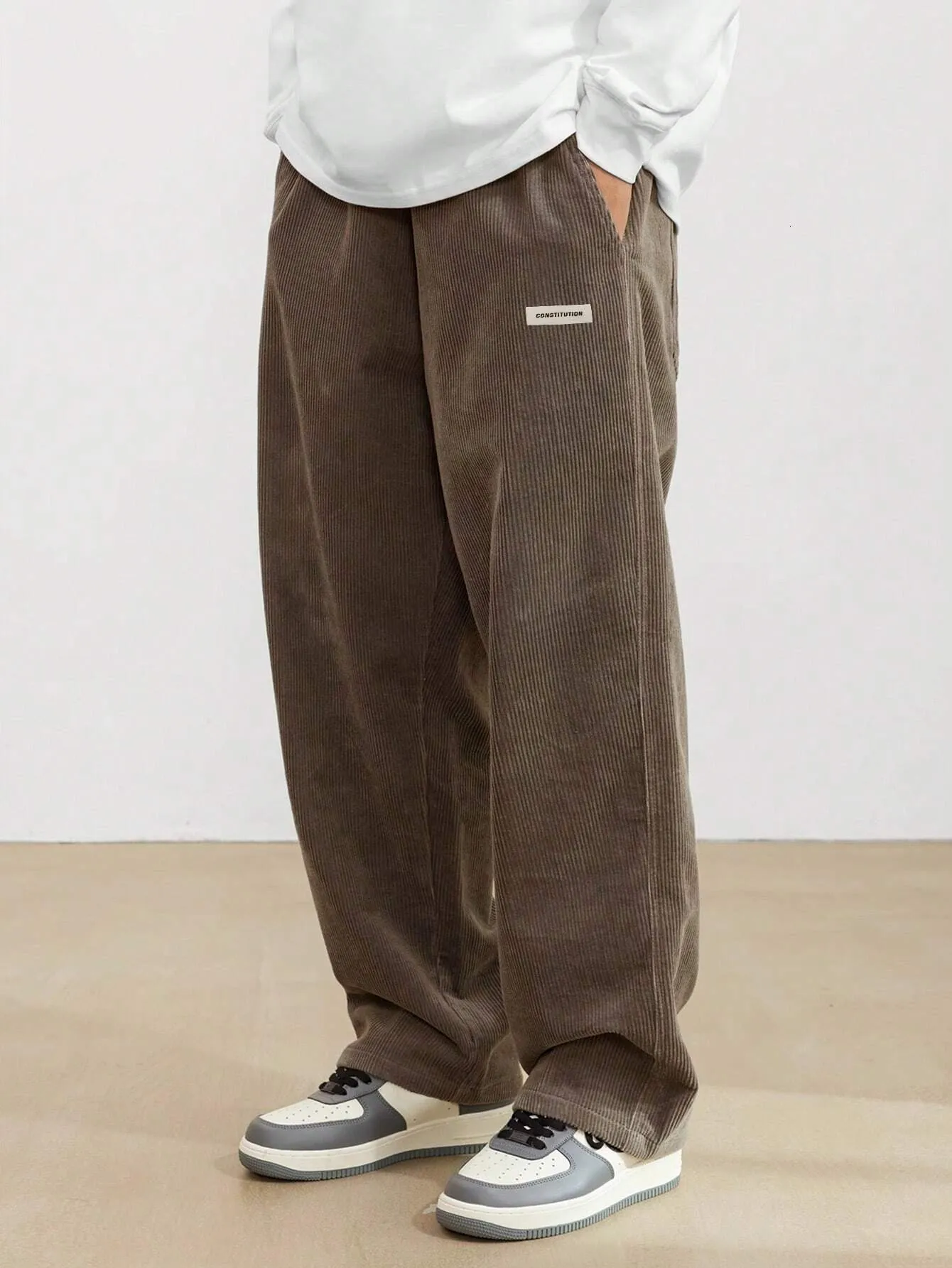 パンツ Back Channel CORDUROY BAGGY PANTS OD M Back Channel CORDUROY BAGGY PANTS OD M