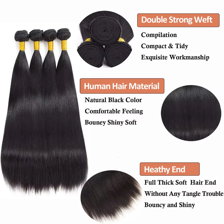 Body Wave Haarbündel Aus Brasilianischem Echthaar | Naturschwarz, Remy Hair, 26-30 Zoll | Perfekt Für Volumen & Natürlichen Look