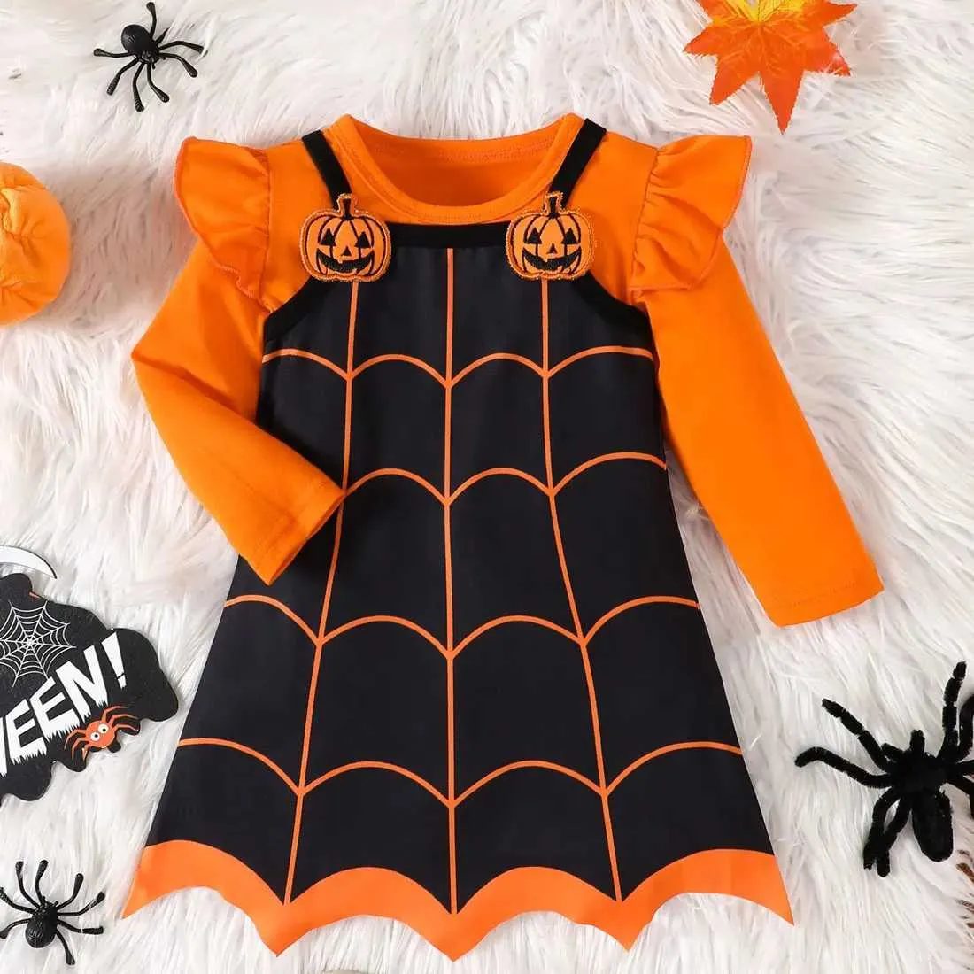Halloween Toddlers Pumpkin Dress Long Sleeve Party Dress with Witch Print Tutu Yellow for Girls from Dhgate Cosplay - price 25.56 Halloween Toddlers Pumpkin Dress Long Sleeve Party Dress with Witch Print Tutu Yellow for Girls from Dhgate Cosplay - price 25.56