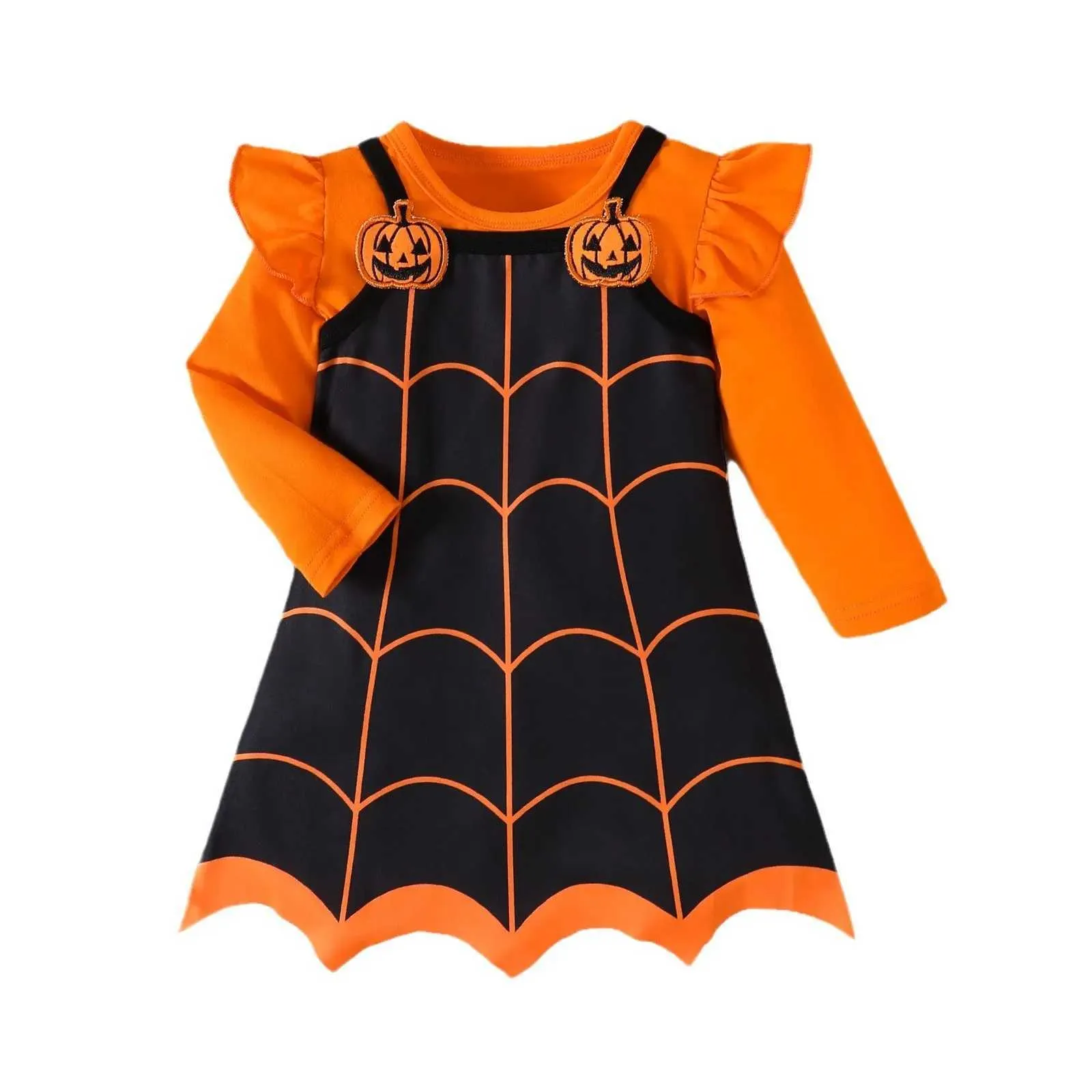 slim fit dress slacks Autumn Dress for Blythe or Pullip Dolls with Fall Squirrels & Pumpkin main image 1