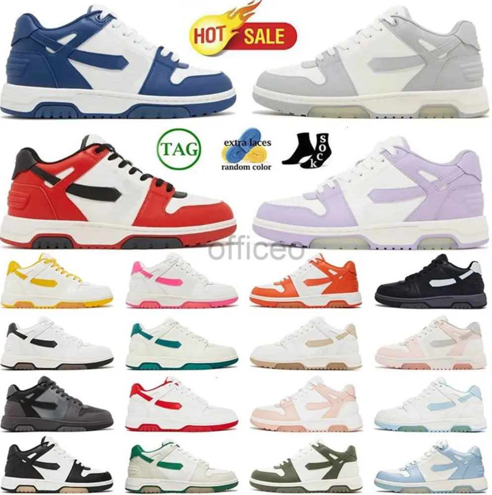 White Designer Out Office Sneakers Fashion Brand Casual Shoes Offes Low