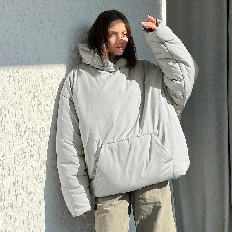 Veste Femme Hiver Avec Capuche - Coupe Classique, Réversible, Légère, Avec Poches, Pour Look Décontracté