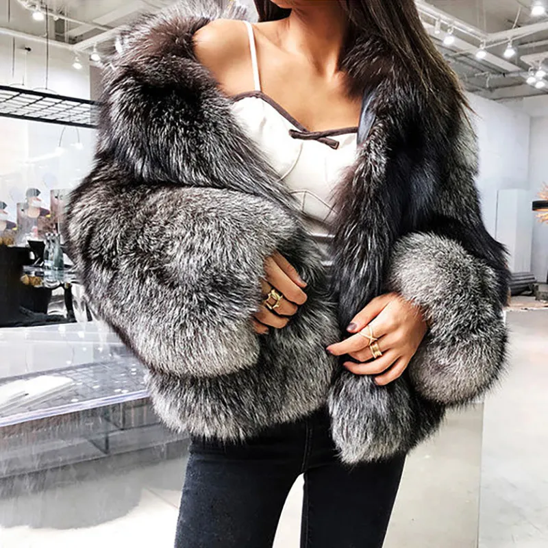 Fur Collar Best Faux Fur Jackets 2021 Fox Coats, Women 2021 Winter